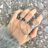 Silver Chain Rings